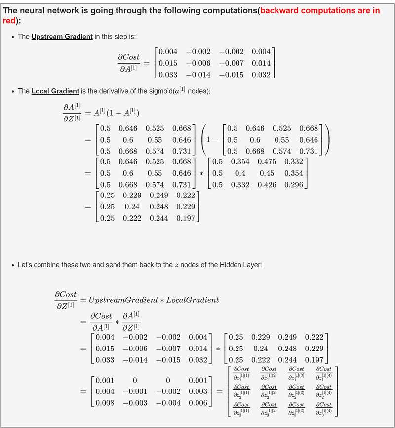 Fig 81.d. Backpropagation on the neural net with a hidden layer
