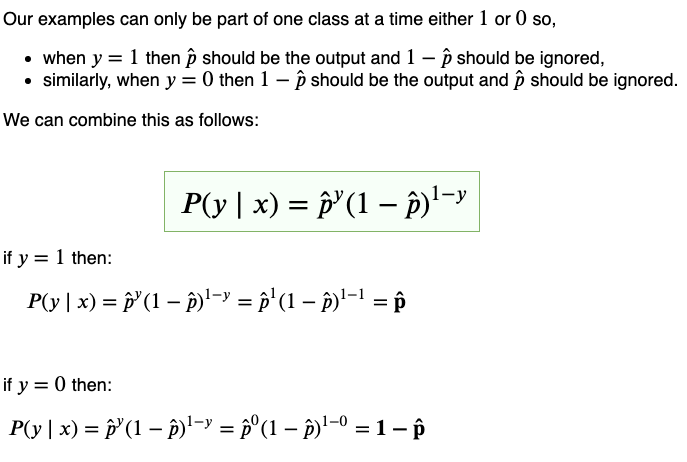 Fig 2. Bernoulli Distribution expression